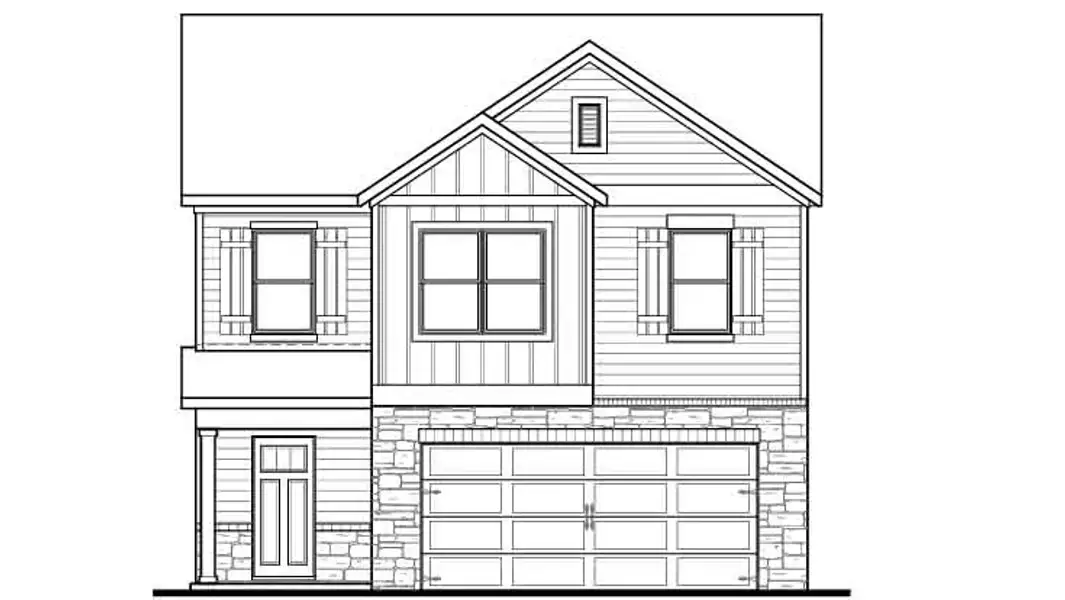 Representative rendering of the exterior for the Edmon by D.R. Horton (Image 5). Representative rendering of the exterior for the Edmon by D.R. Horton (Image 5).