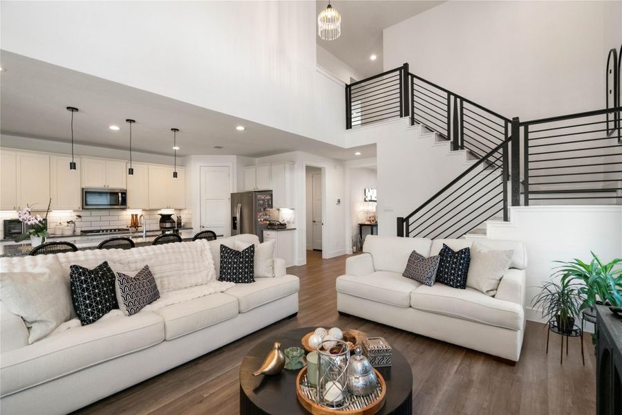 Furnished interior view inside a new home in Fosters Ridge 60's, Conroe (Image 12). Furnished interior view inside a new home in Fosters Ridge 60's, Conroe (Image 12).