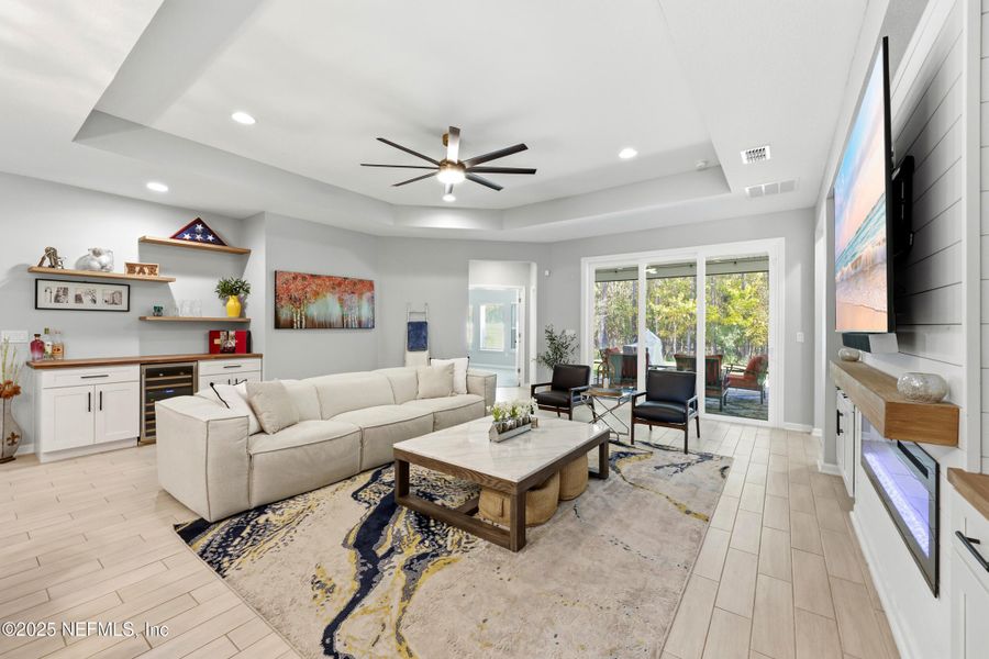 Furnished interior view inside a new home in Silver Landing at SilverLeaf, St. Augustine (Image 11).