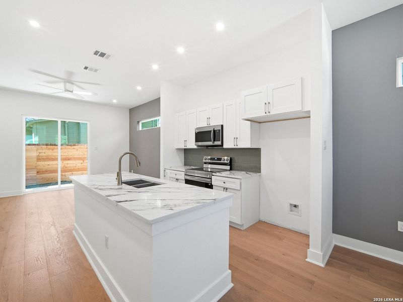 Furnished interior view inside a new home in , San Antonio (Image 10).