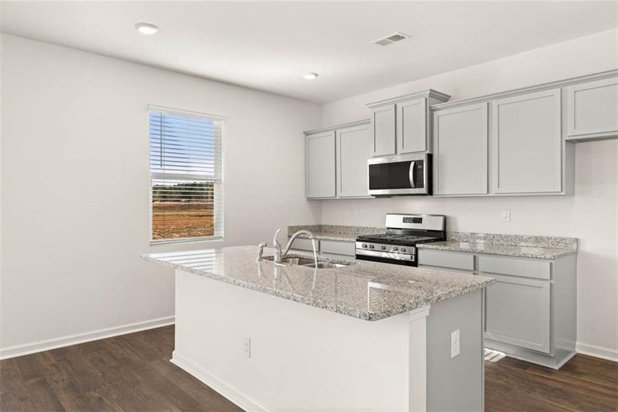 Furnished interior view inside a new home in Champion's Run, Lithonia (Image 9).
