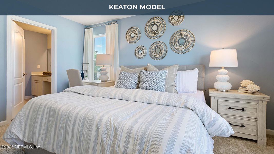 Furnished interior view inside a new home in Bridgewater, St. Augustine (Image 13).