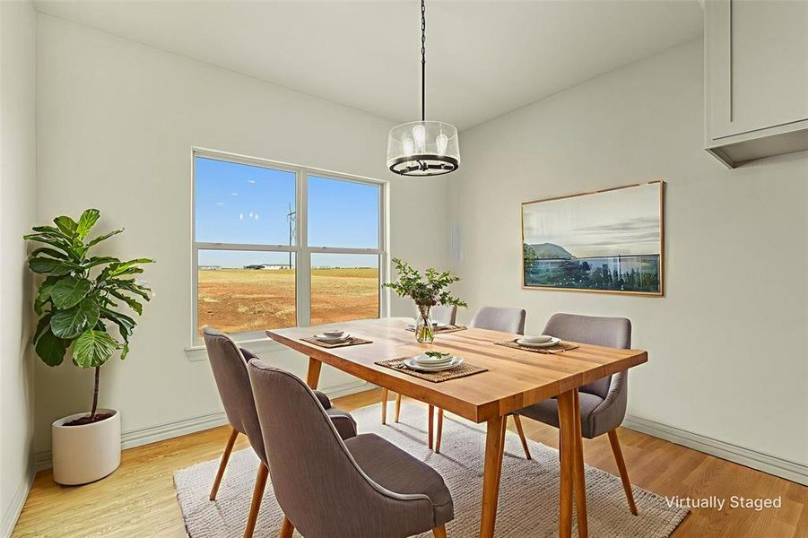 Furnished interior view inside a new home in , Hawley (Image 4).
