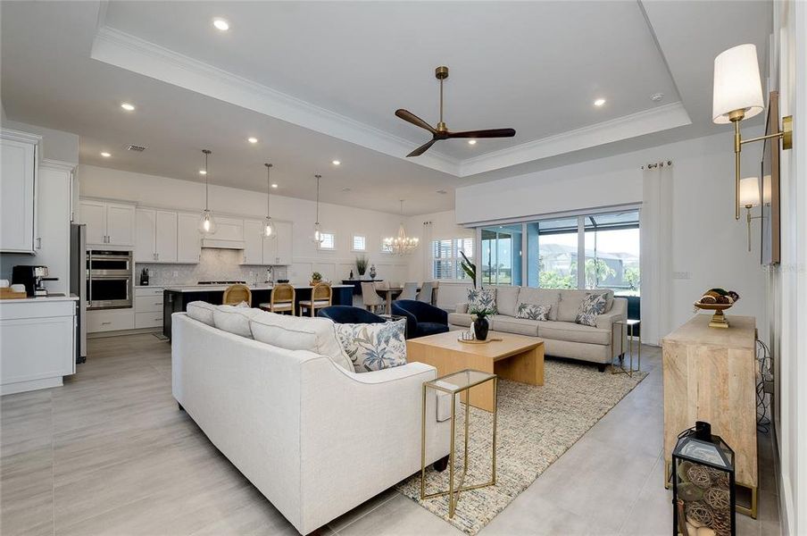 Furnished interior view inside a new home in , Englewood (Image 7).