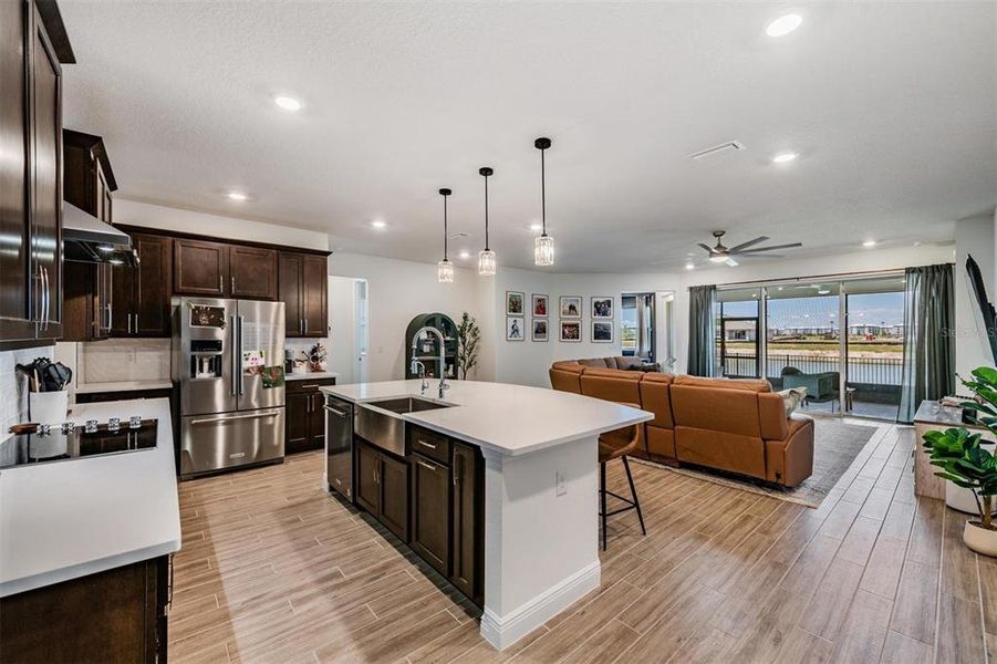 Furnished interior view inside a new home in , Parrish (Image 12).