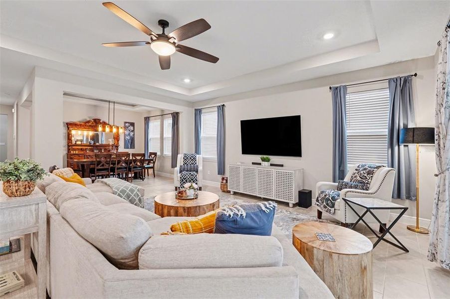 Furnished interior view inside a new home in Willow Reserve, Lutz (Image 6).