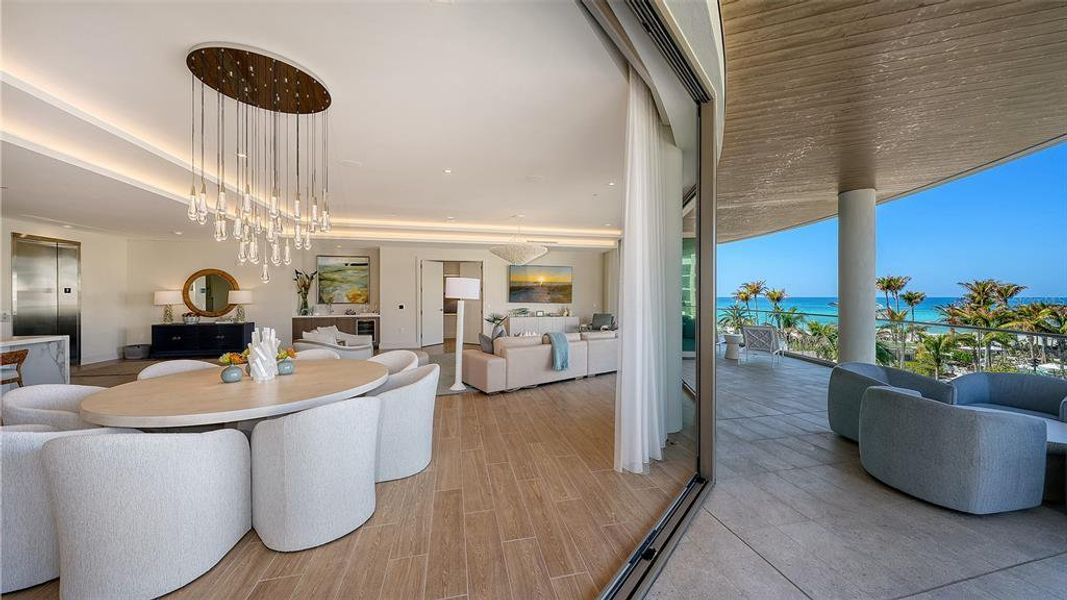 Furnished interior view inside a new home in , Longboat Key (Image 9). Furnished interior view inside a new home in , Longboat Key (Image 9).