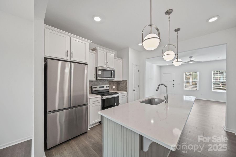 Furnished interior view inside a new home in , Winston-Salem (Image 4).