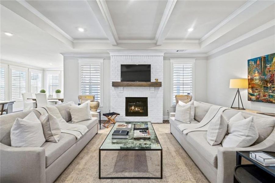 Furnished interior view inside a new home in Rosewood Lake Estates, Hoschton (Image 22). Furnished interior view inside a new home in Rosewood Lake Estates, Hoschton (Image 22).