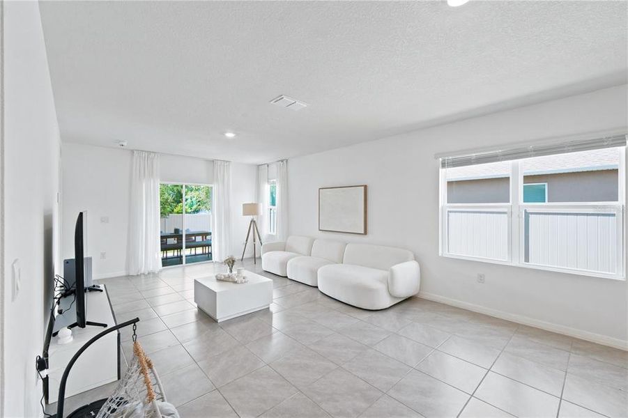 Furnished interior view inside a new home in , Harmony (Image 15). Furnished interior view inside a new home in , Harmony (Image 15).