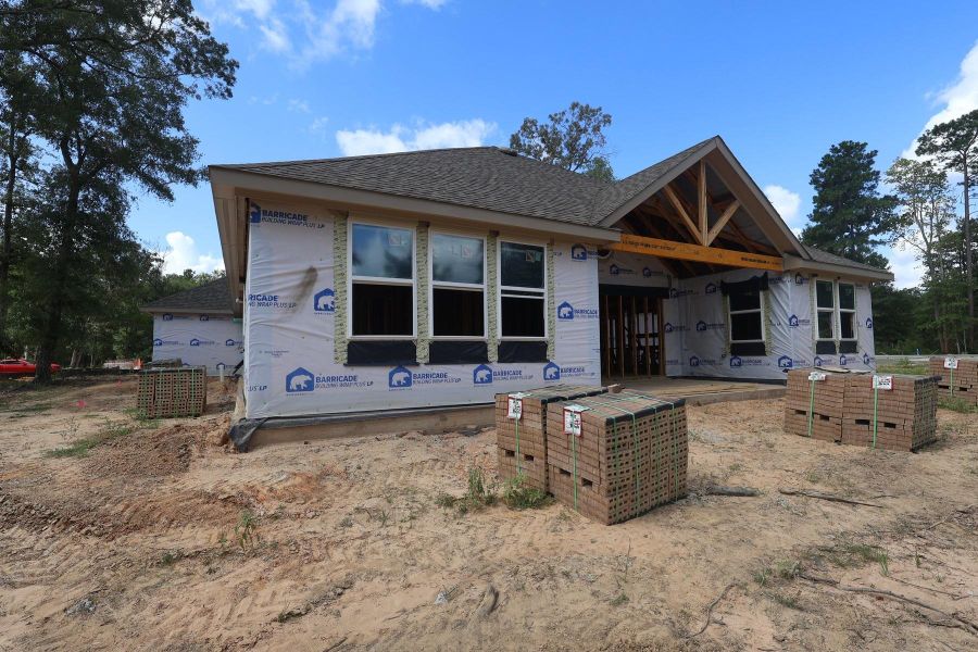 Backyard with covered patio - still under construction! Backyard with covered patio - still under construction!
