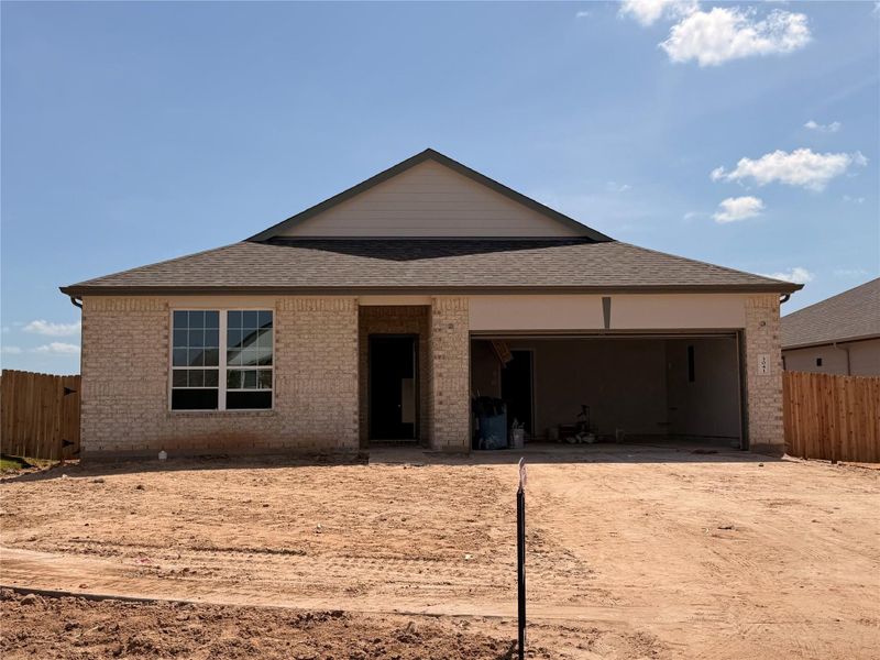 In-progress construction of a new home in Bluestem, Brookshire, TX (Image 17). In-progress construction of a new home in Bluestem, Brookshire, TX (Image 17).