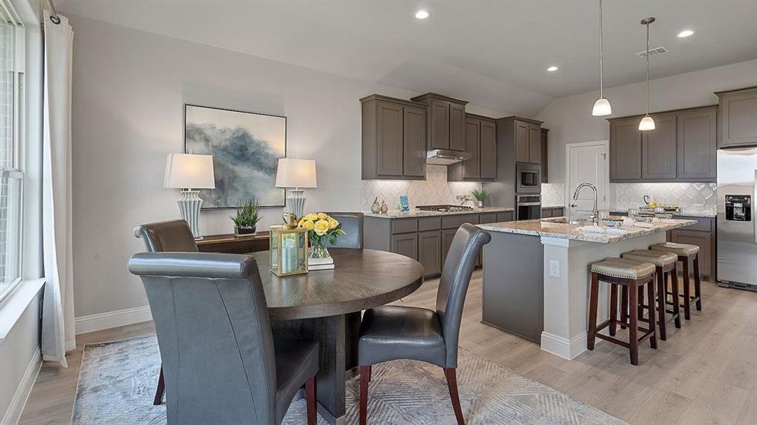 Furnished interior view inside a new home in Lakeview Pointe, Grand Prairie (Image 16). Furnished interior view inside a new home in Lakeview Pointe, Grand Prairie (Image 16).