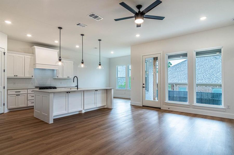 Furnished interior view inside a new home in , Heath (Image 13).