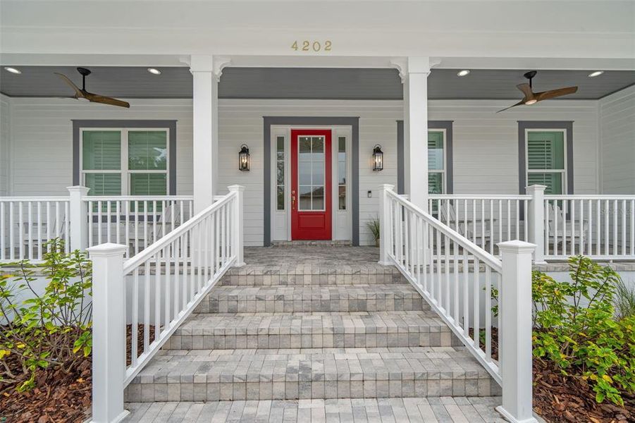 Exterior details and patio area of a home in , Tampa (Image 3). Exterior details and patio area of a home in , Tampa (Image 3).