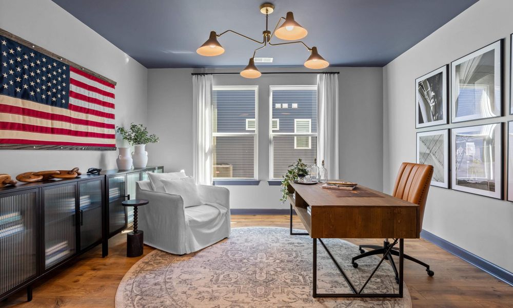 Representative furnished interior of a home built from the The Surfrider by Chesapeake Homes in The Willows, Loris (Image 31).