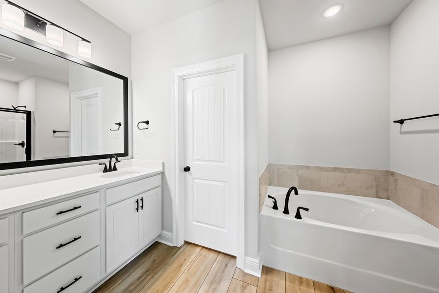 Furnished interior view inside a new home in Young Oaks, Crestview (Image 7).