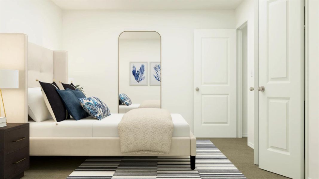 Furnished interior view inside a new home in Woodfield Preserve, Georgetown (Image 16). Furnished interior view inside a new home in Woodfield Preserve, Georgetown (Image 16).