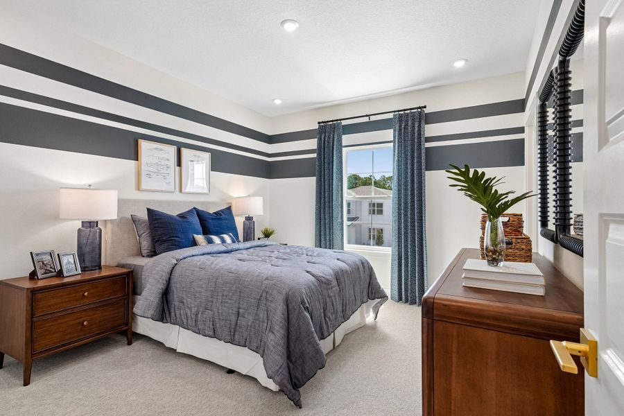 Furnished interior view inside a new home in Northlake at Ovation, Winter Garden (Image 38).