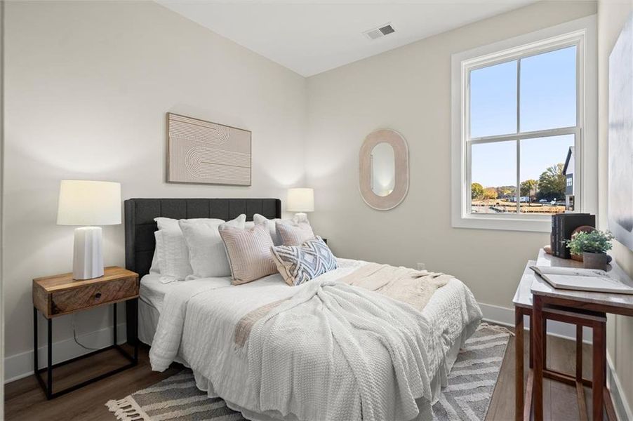 Furnished interior view inside a new home in , Alpharetta (Image 37). Furnished interior view inside a new home in , Alpharetta (Image 37).