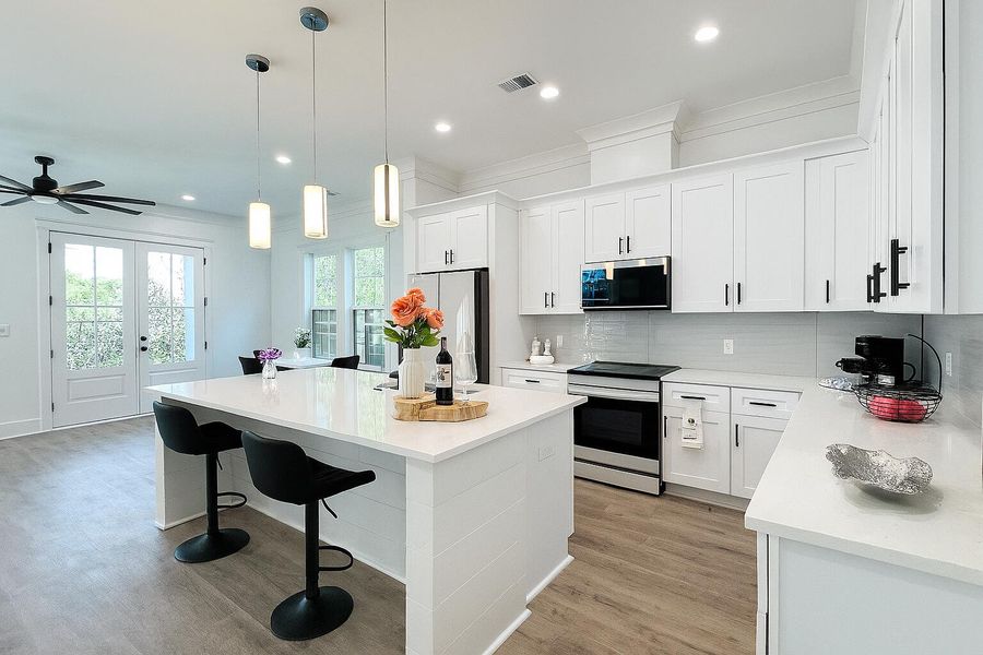 Furnished interior view inside a new home in , North Charleston (Image 9).