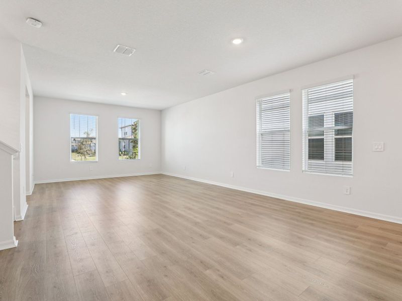 Spacious, unfurnished interior of a new home in The Meadow at Crossprairie Bungalows, St. Cloud (Image 7). Spacious, unfurnished interior of a new home in The Meadow at Crossprairie Bungalows, St. Cloud (Image 7).