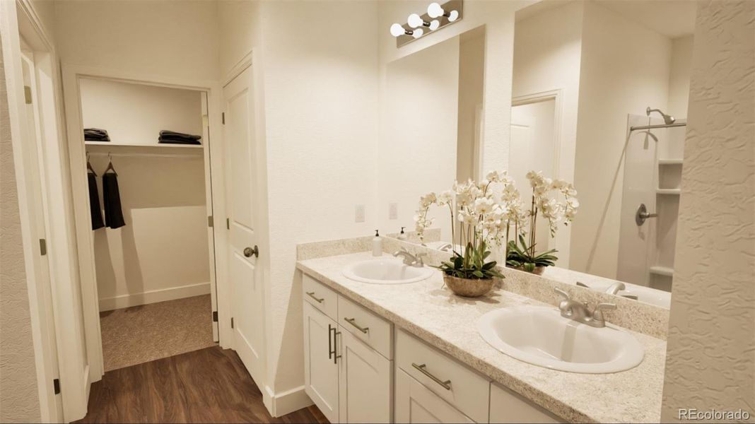 Furnished interior view inside a new home in Thompson River Ranch, Johnstown (Image 8). Furnished interior view inside a new home in Thompson River Ranch, Johnstown (Image 8).
