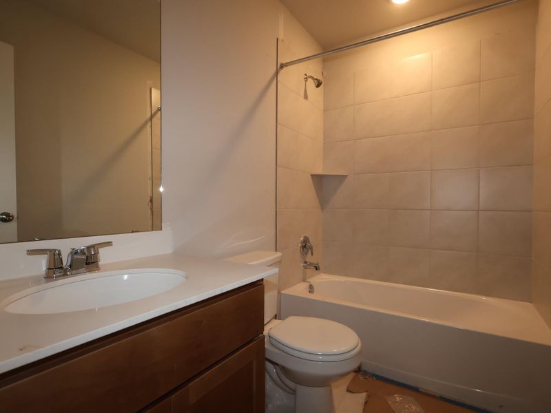 Furnished interior view inside a new home in Willow Springs, Buda (Image 3). Furnished interior view inside a new home in Willow Springs, Buda (Image 3).
