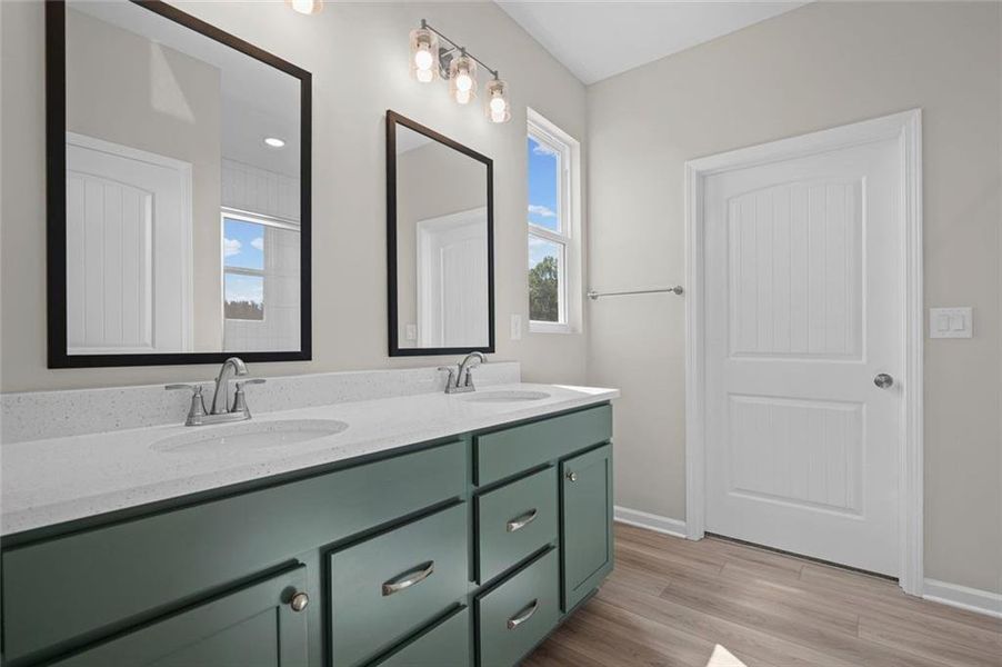 Furnished interior view inside a new home in Easton Park, Dallas (Image 6).