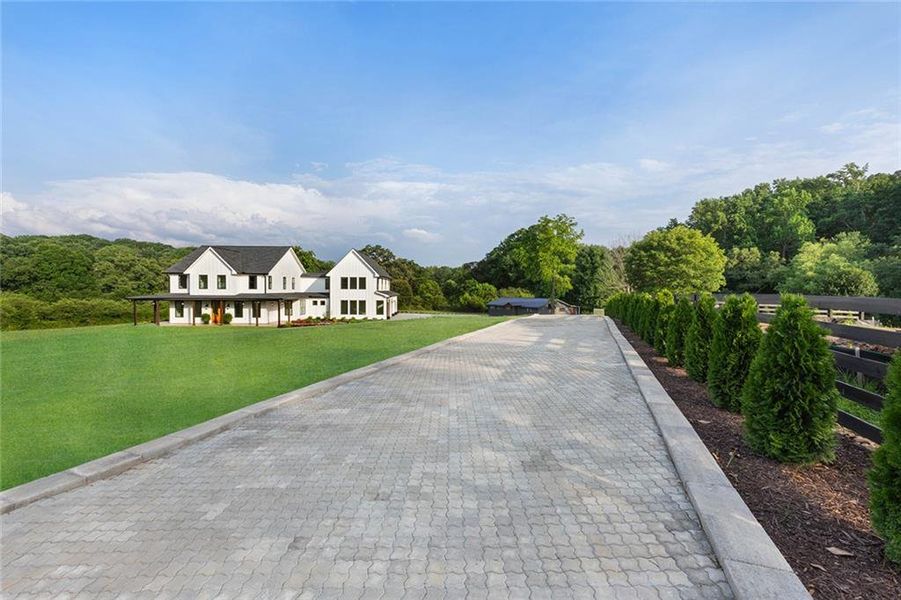 Front exterior of a new home in , Canton, GA, highlighting curb appeal (Image 27).