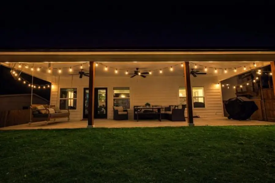 Exterior details and patio area of a home in , Flint (Image 24).