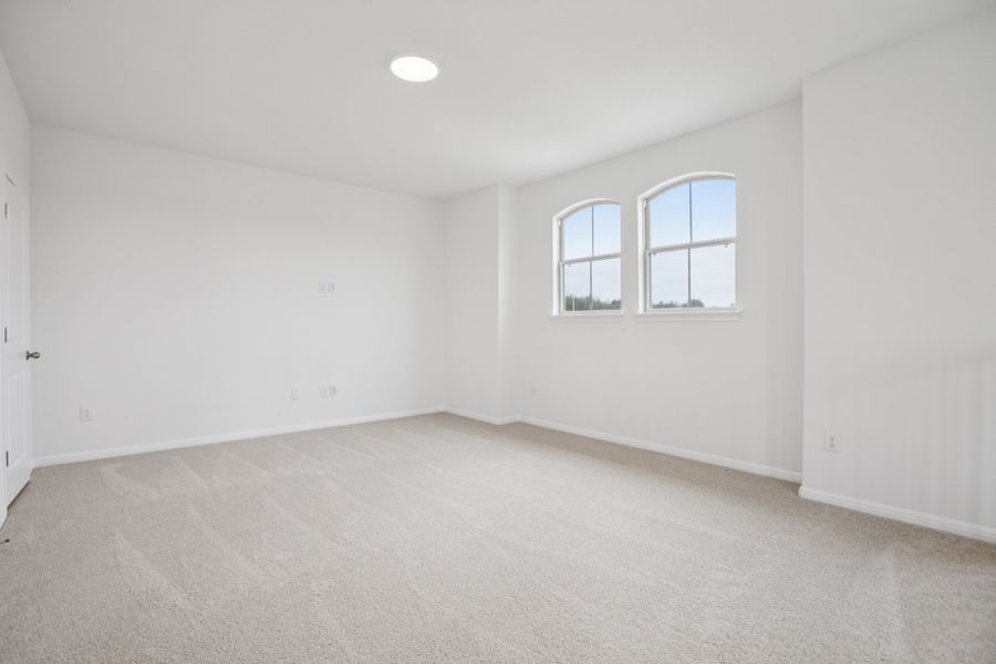 Spacious, unfurnished interior of a new home in Crosswinds, Kyle (Image 23). Spacious, unfurnished interior of a new home in Crosswinds, Kyle (Image 23).