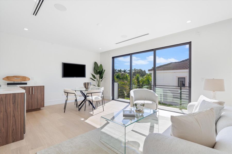 Furnished interior view inside a new home in , Boca Raton (Image 16).