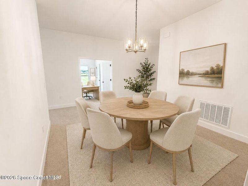 Furnished interior view inside a new home in St. John's Preserve, Palm Bay (Image 15).