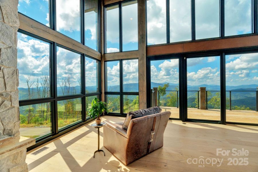 Exterior details and patio area of a home in , Banner Elk (Image 21).