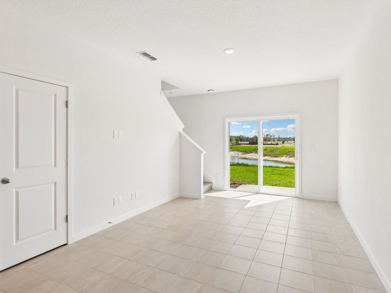 Spacious, unfurnished interior of a new home in The District at Oakleaf - The Commons, Middleburg (Image 6). Spacious, unfurnished interior of a new home in The District at Oakleaf - The Commons, Middleburg (Image 6).