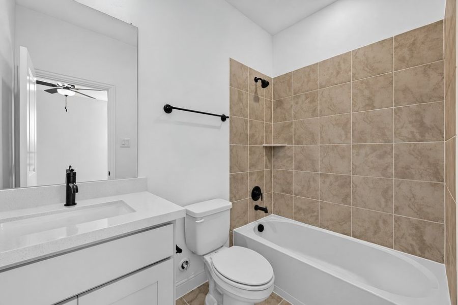Furnished interior view inside a new home in South Oak, Lakewood Village (Image 10). Furnished interior view inside a new home in South Oak, Lakewood Village (Image 10).