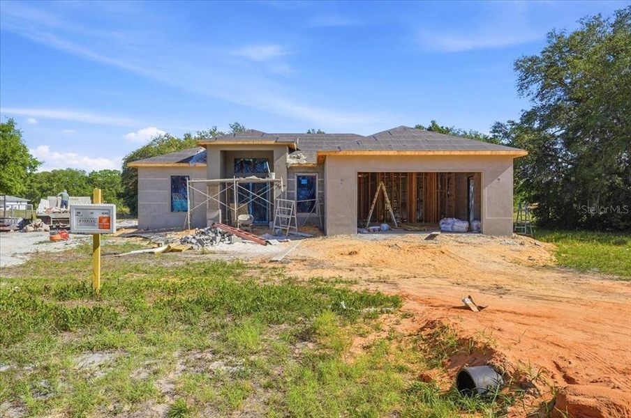 In-progress construction of a new home in , Avon Park, FL (Image 5).