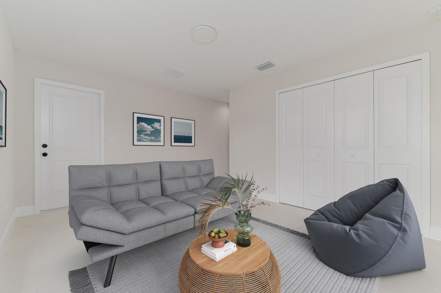 Furnished interior view inside a new home in , Port St. Lucie (Image 14). Furnished interior view inside a new home in , Port St. Lucie (Image 14).