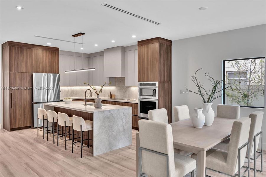 Furnished interior view inside a new home in , Miami (Image 29). Furnished interior view inside a new home in , Miami (Image 29).