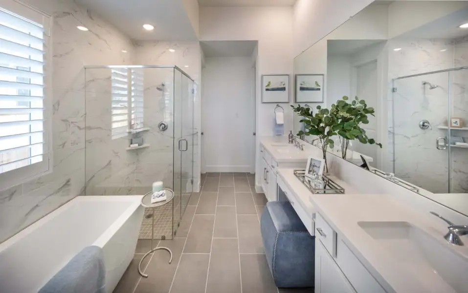Representative Primary Bathroom - some options shown