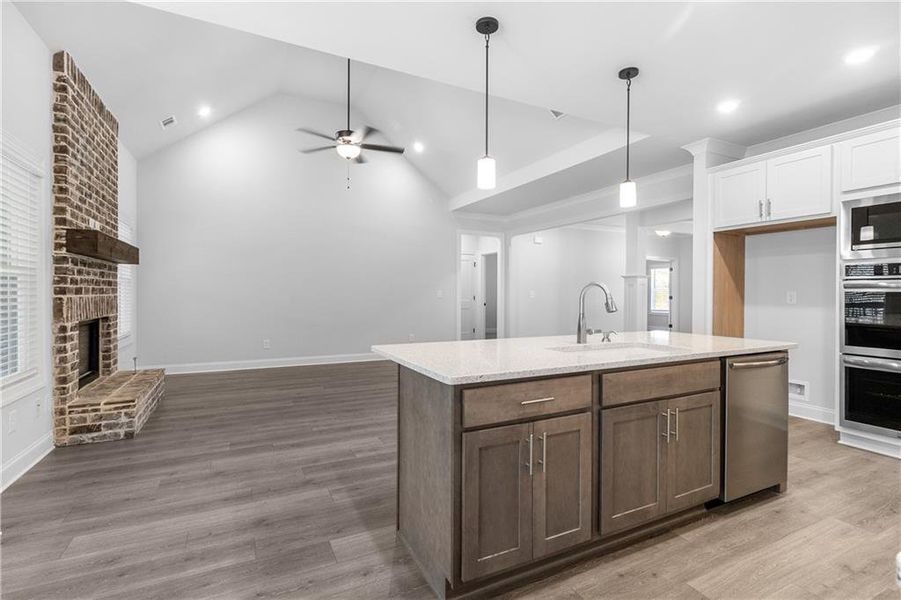 Furnished interior view inside a new home in Belle Woode Estates, Monroe (Image 9).