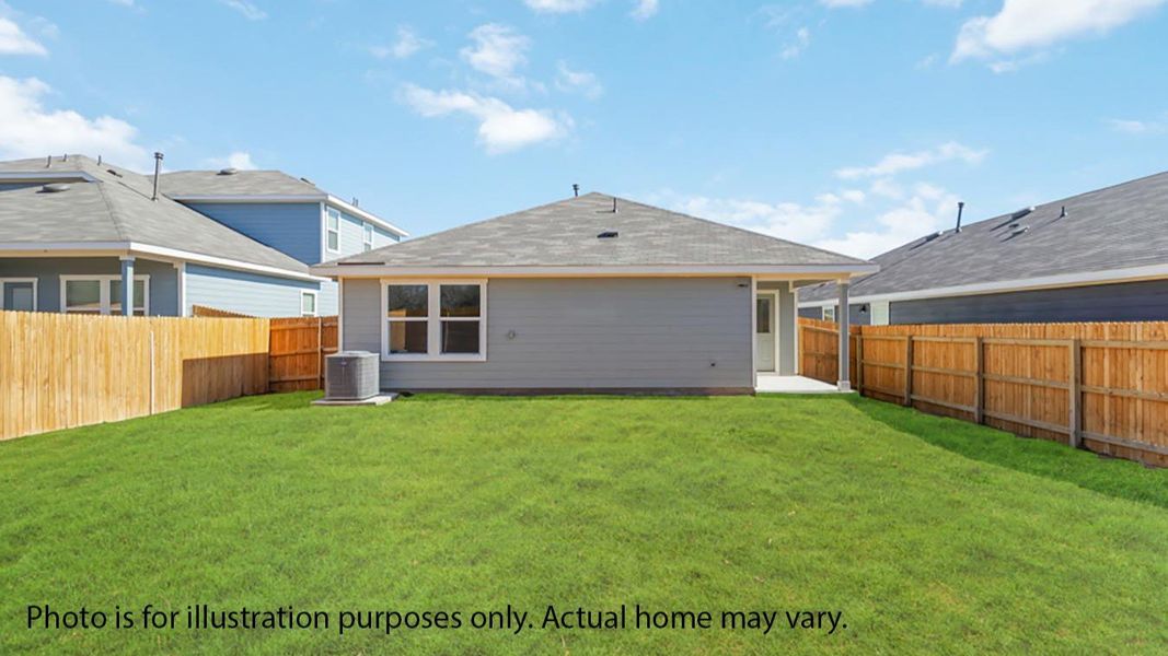 Exterior details and patio area of a home in Talavera, Kyle (Image 4).