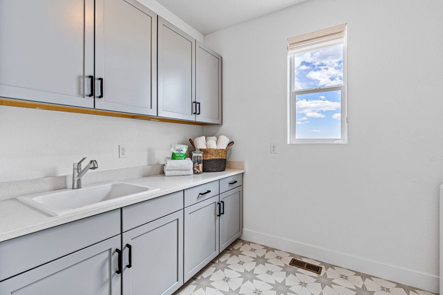 Furnished interior view inside a new home in Macanta, Castle Rock (Image 18).