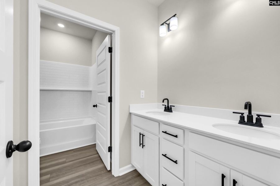 Furnished interior view inside a new home in Old Charleston Acres, Pelion (Image 3).