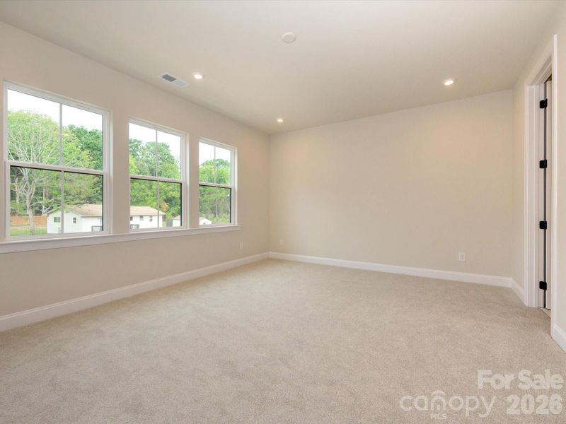 Primary Bedroom with Ample Natural Light
