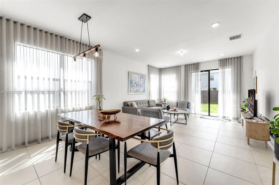 Furnished interior view inside a new home in , Homestead (Image 7).