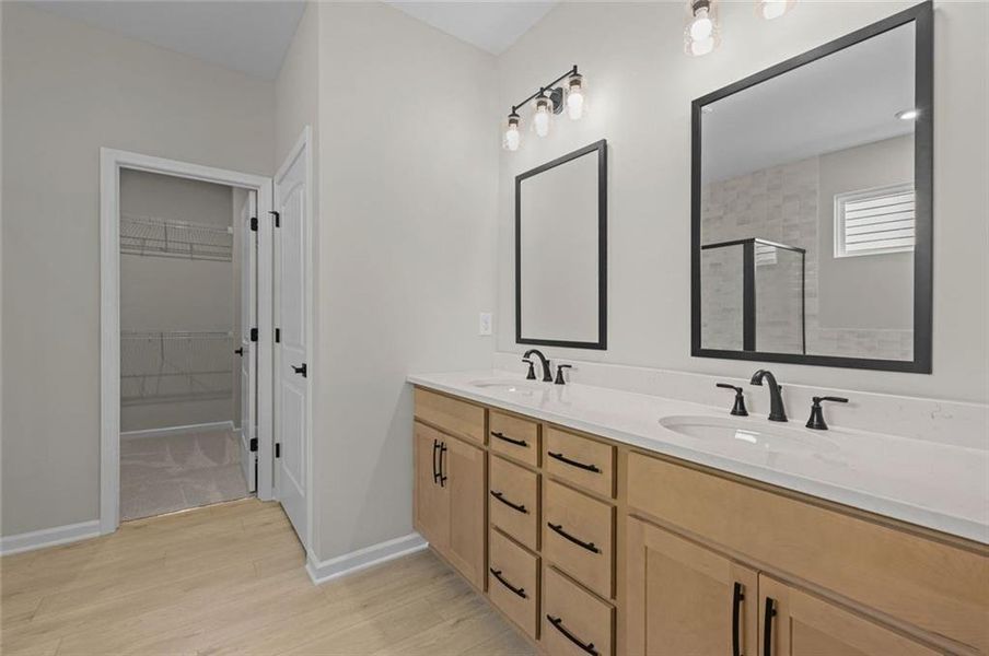 Furnished interior view inside a new home in Easton Park, Dallas (Image 9).