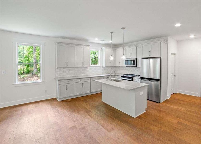 Furnished interior view inside a new home in , Decatur (Image 4).