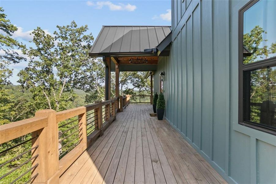 Exterior details and patio area of a home in , Talking Rock (Image 29).